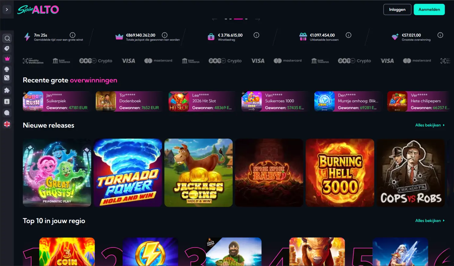 Spinalto Casino in Netherland