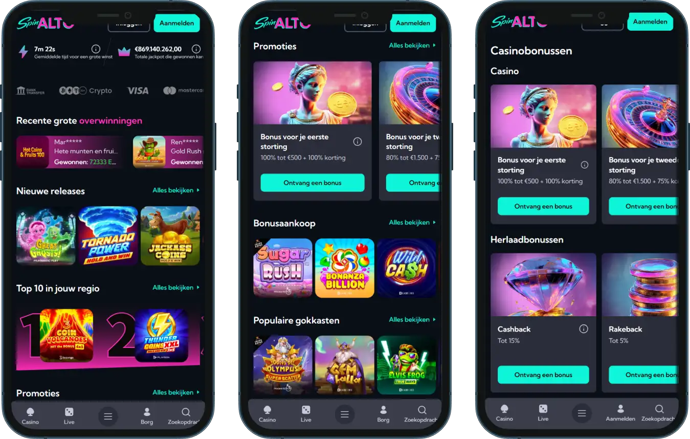 Spinalto Casino Speel Mobiel